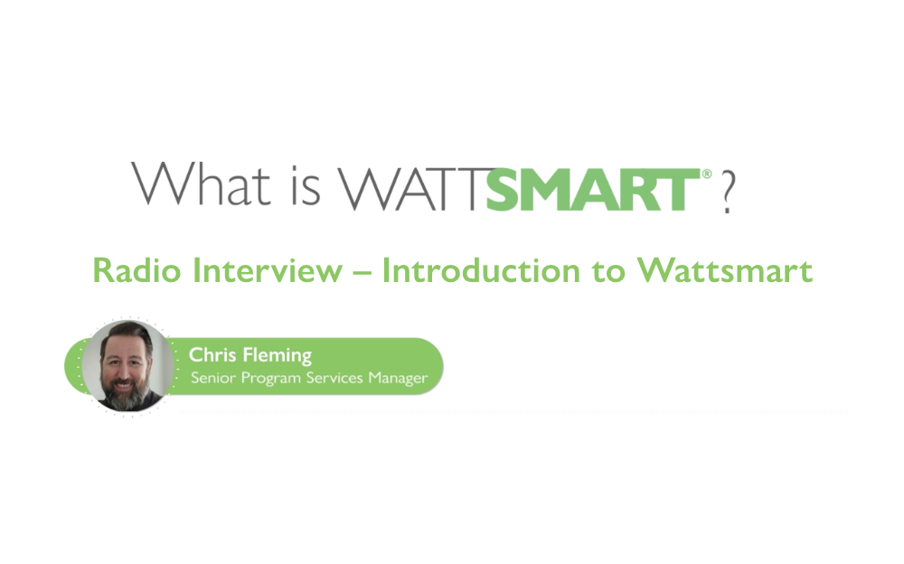 Radio Interview – Introduction to Wattsmart
